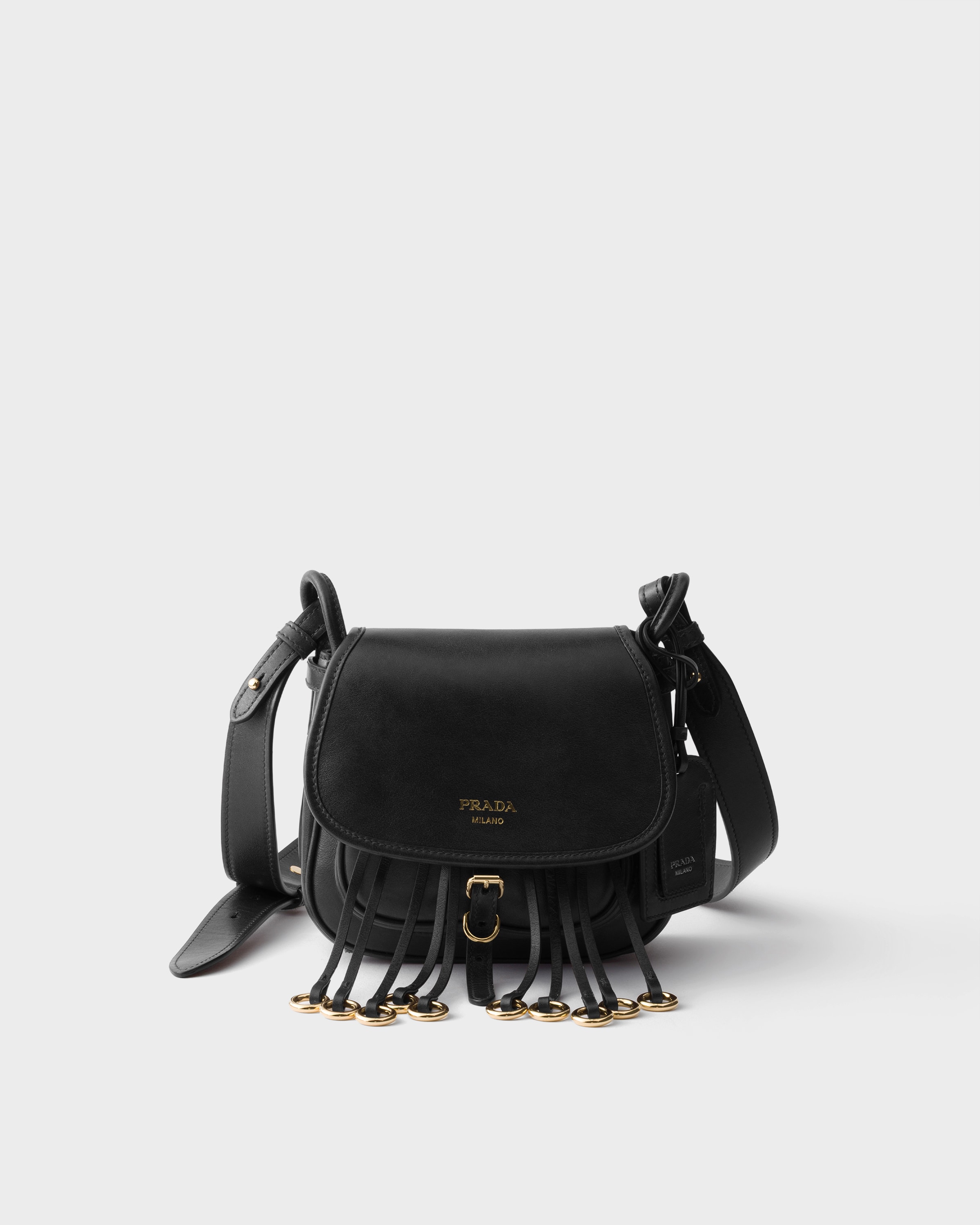 Prada Prada Corsaire aged leather mini shoulder bag