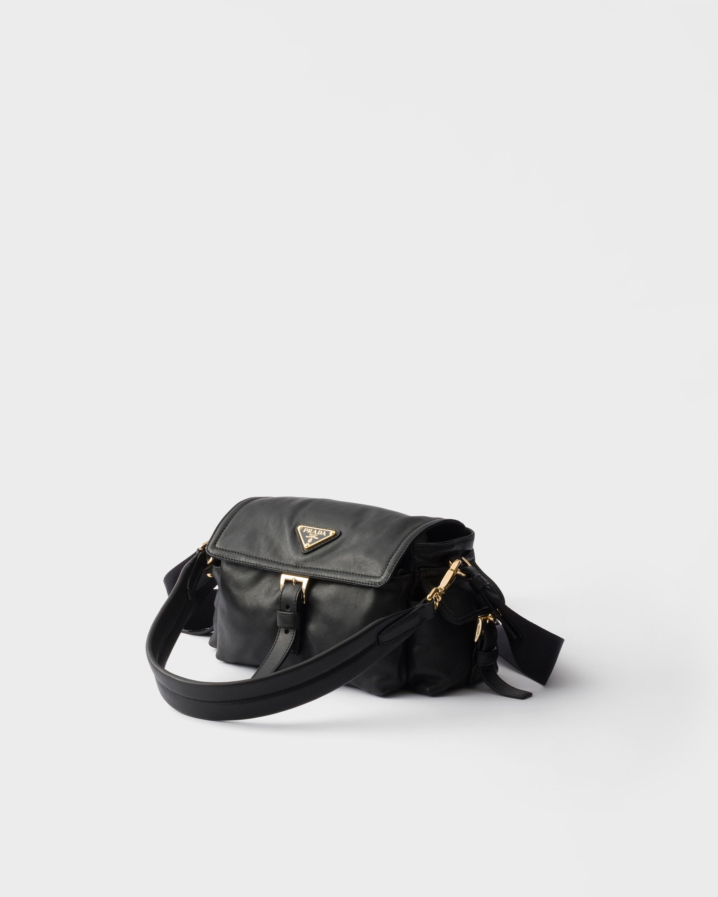 Black Prada Explore nappa leather mini-bag | PRADA - Turkey