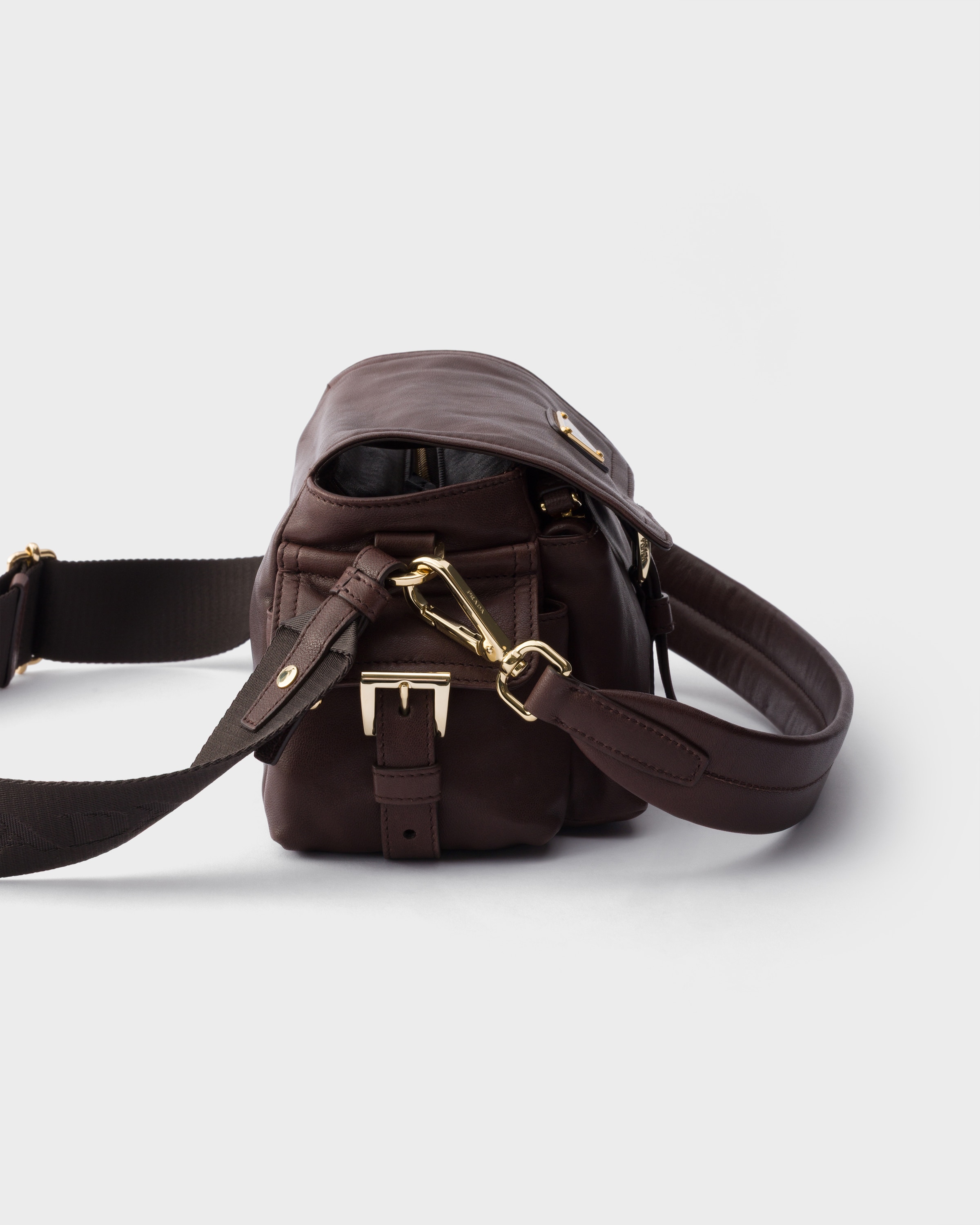 Sienna Prada Explore Nappa Leather Mini-bag | PRADA - United States