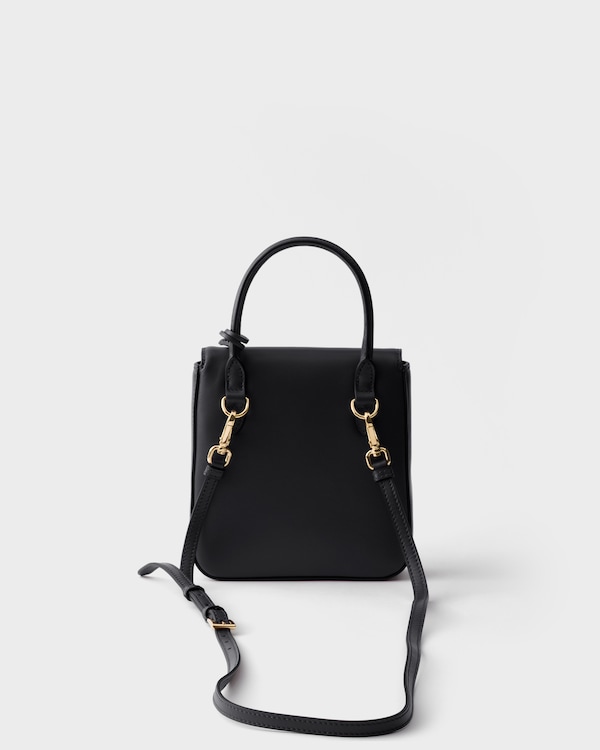 Prada Carry mini leather handbag - Black Prada Carry mini leather handbag - Black