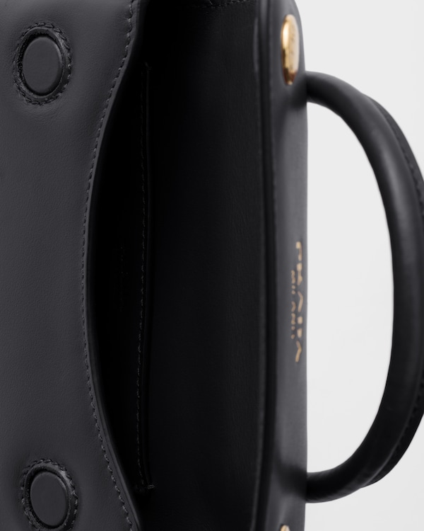 Prada Carry mini leather handbag - Black Prada Carry mini leather handbag - Black