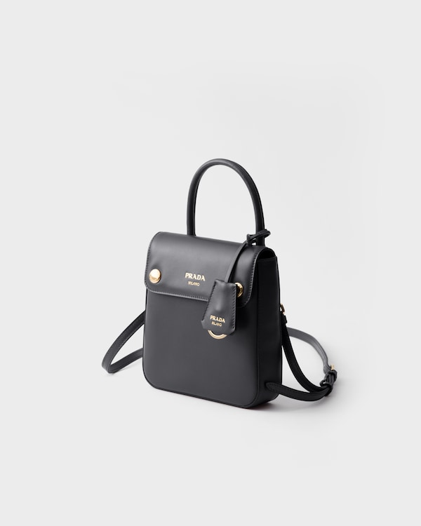 Prada Carry mini leather handbag - Black Prada Carry mini leather handbag - Black