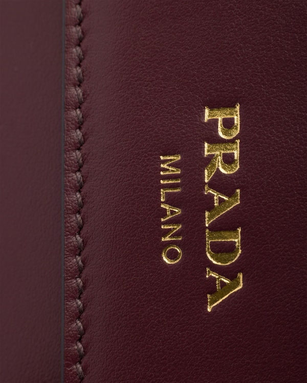 Prada Carry mini leather handbag - Burgundy Prada Carry mini leather handbag - Burgundy