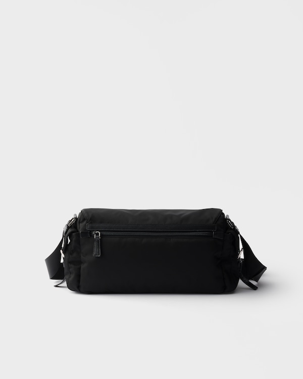 Large Re-Nylon shoulder bag - Black Large Re-Nylon shoulder bag - Black