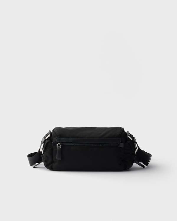 Medium Re-Nylon shoulder bag - Black Medium Re-Nylon shoulder bag - Black