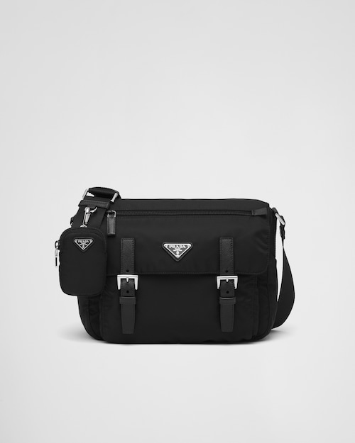 Black Re-Nylon shoulder bag | Prada