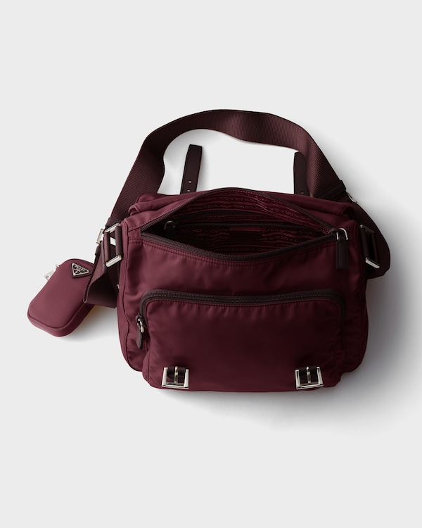 Re-Nylon shoulder bag - Burgundy Re-Nylon shoulder bag - Burgundy