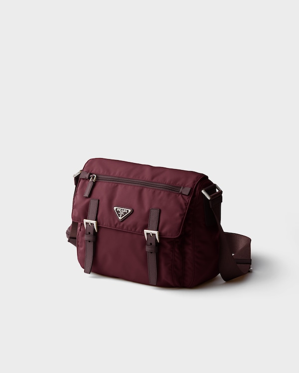 Re-Nylon shoulder bag - Burgundy Re-Nylon shoulder bag - Burgundy