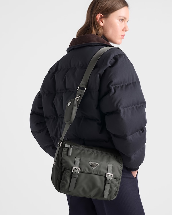 Re-Nylon shoulder bag - Mercury Gray Re-Nylon shoulder bag - Mercury Gray