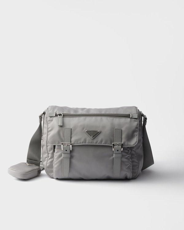 Re-Nylon shoulder bag - Cloudy Gray Re-Nylon shoulder bag - Cloudy Gray