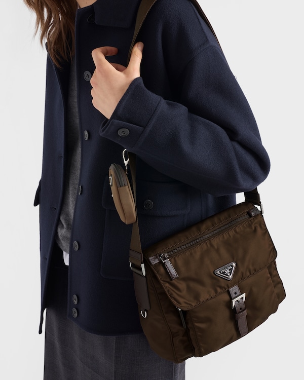 Re-Nylon单肩包 - 赭褐色 Re-Nylon单肩包 - 赭褐色