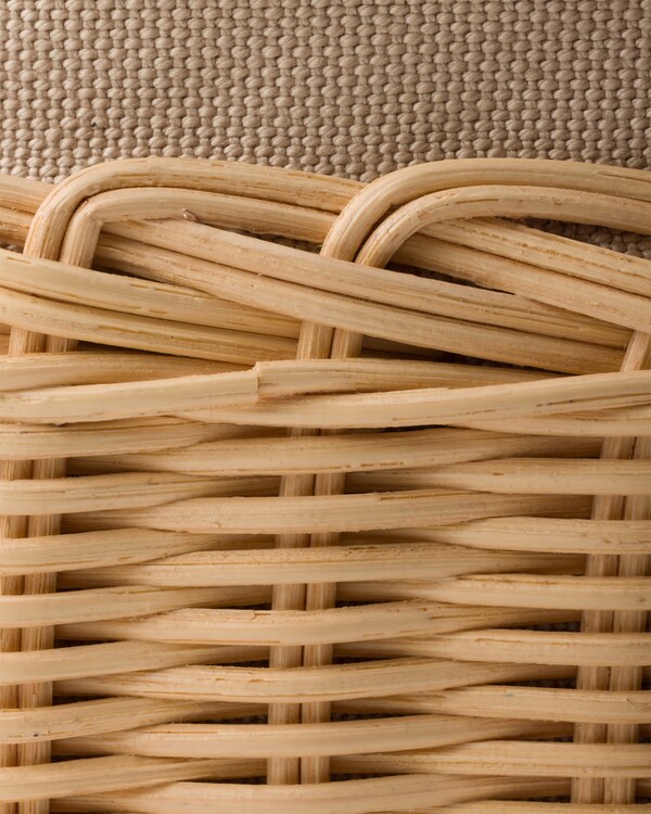 حقيبة باكيت من الخيزران وقماش الكانفا - طبيعي/حبل حقيبة باكيت من الخيزران وقماش الكانفا - طبيعي/حبل