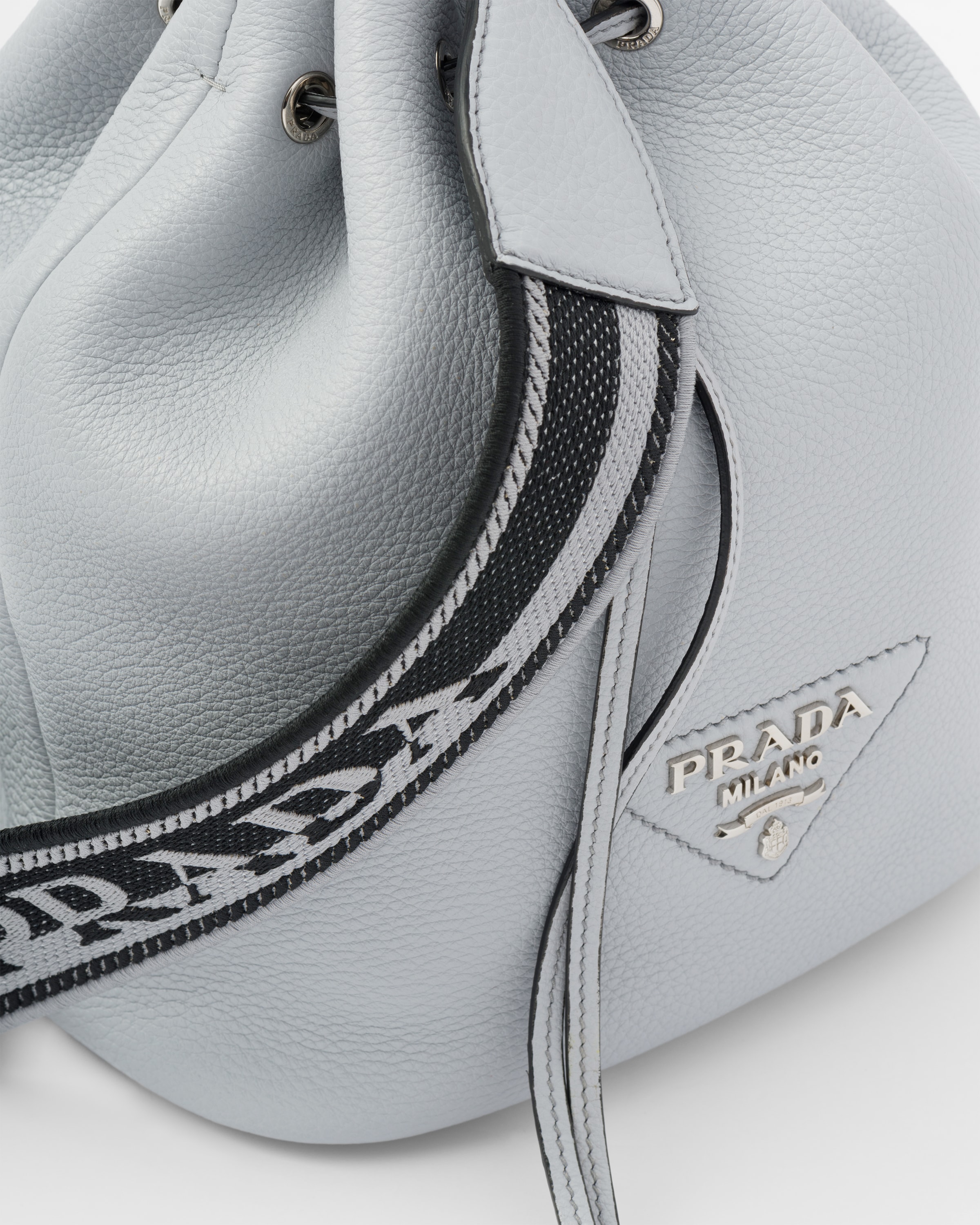 Prada bucket bag sales size