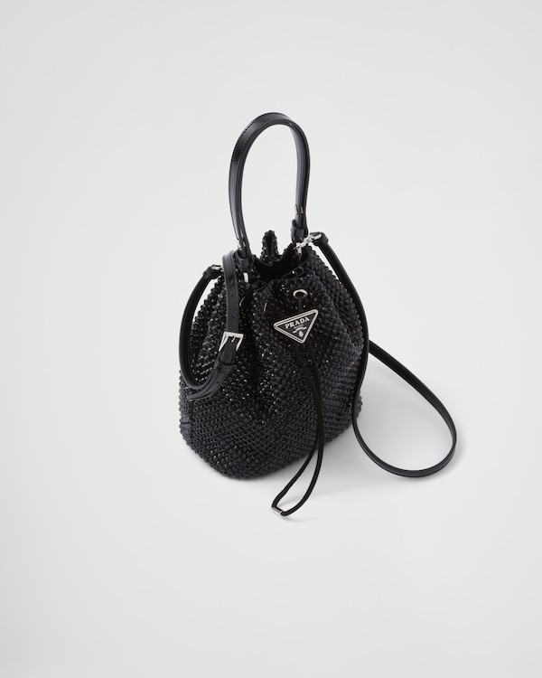 クリスタル サテン ミニバッグ クリスタル サテン ミニバッグ