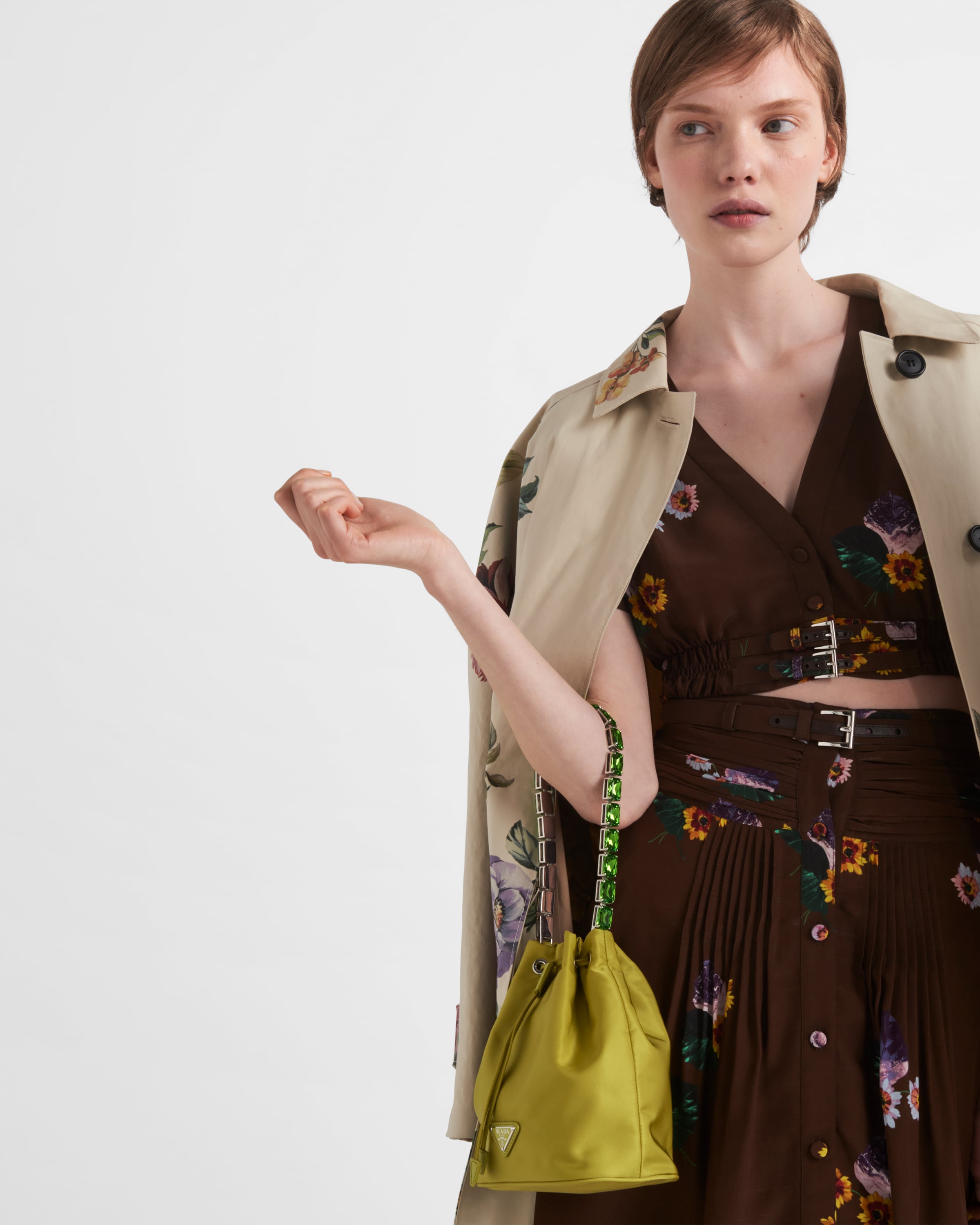 ライトグリーン Re-nylon ミニバッグ | PRADA