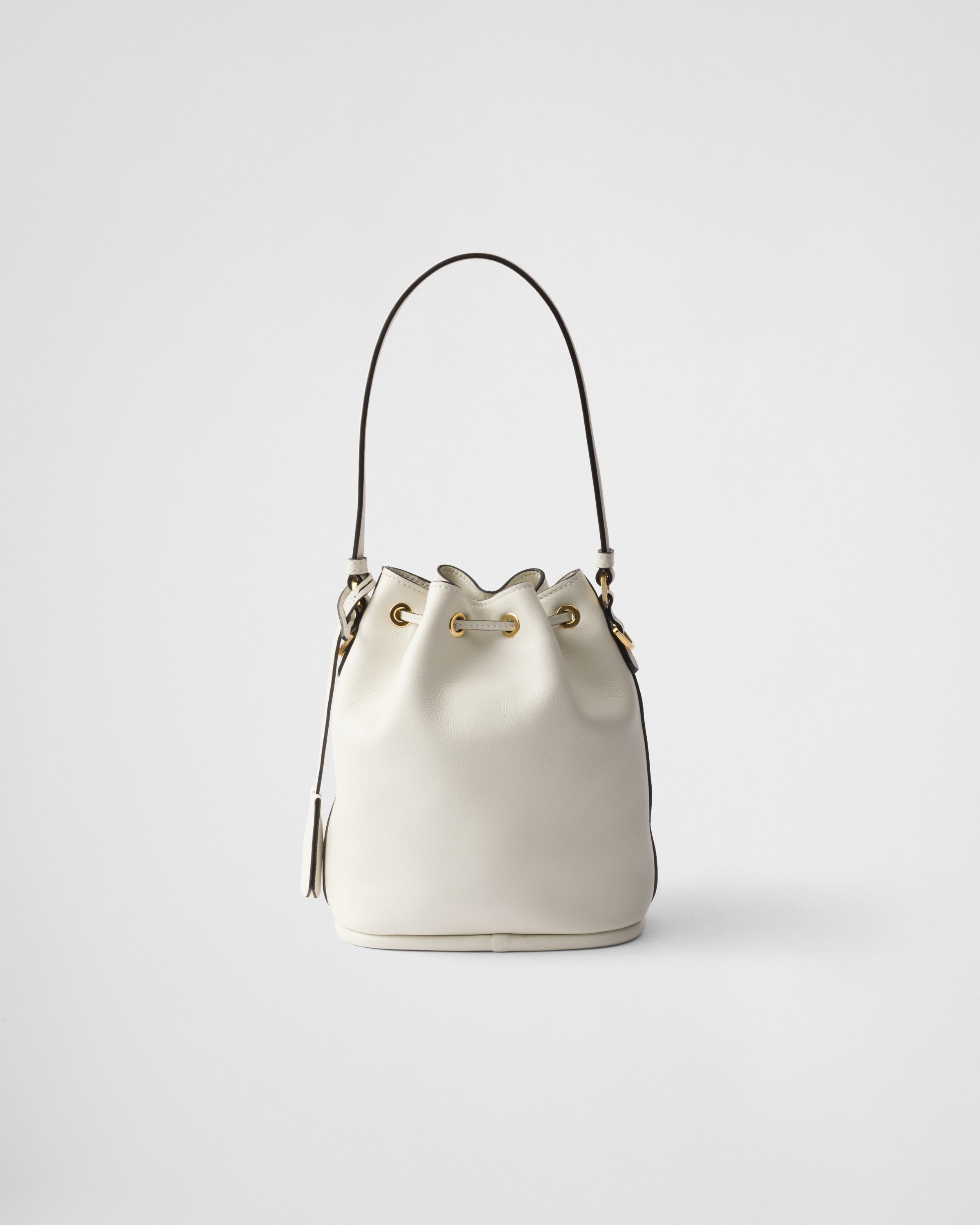 ホワイト レザー ミニバッグ | PRADA