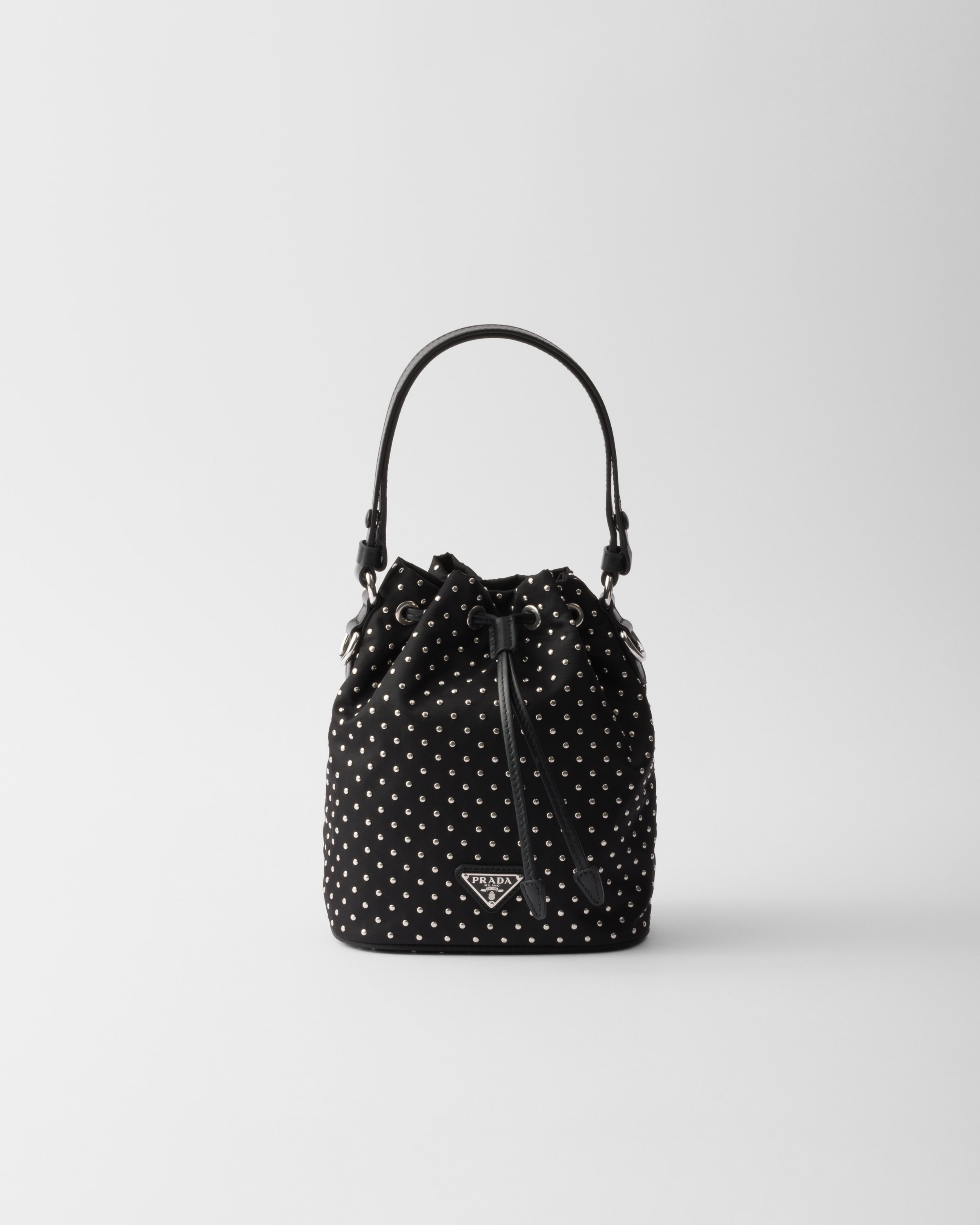 Prada small black nylon bag shop