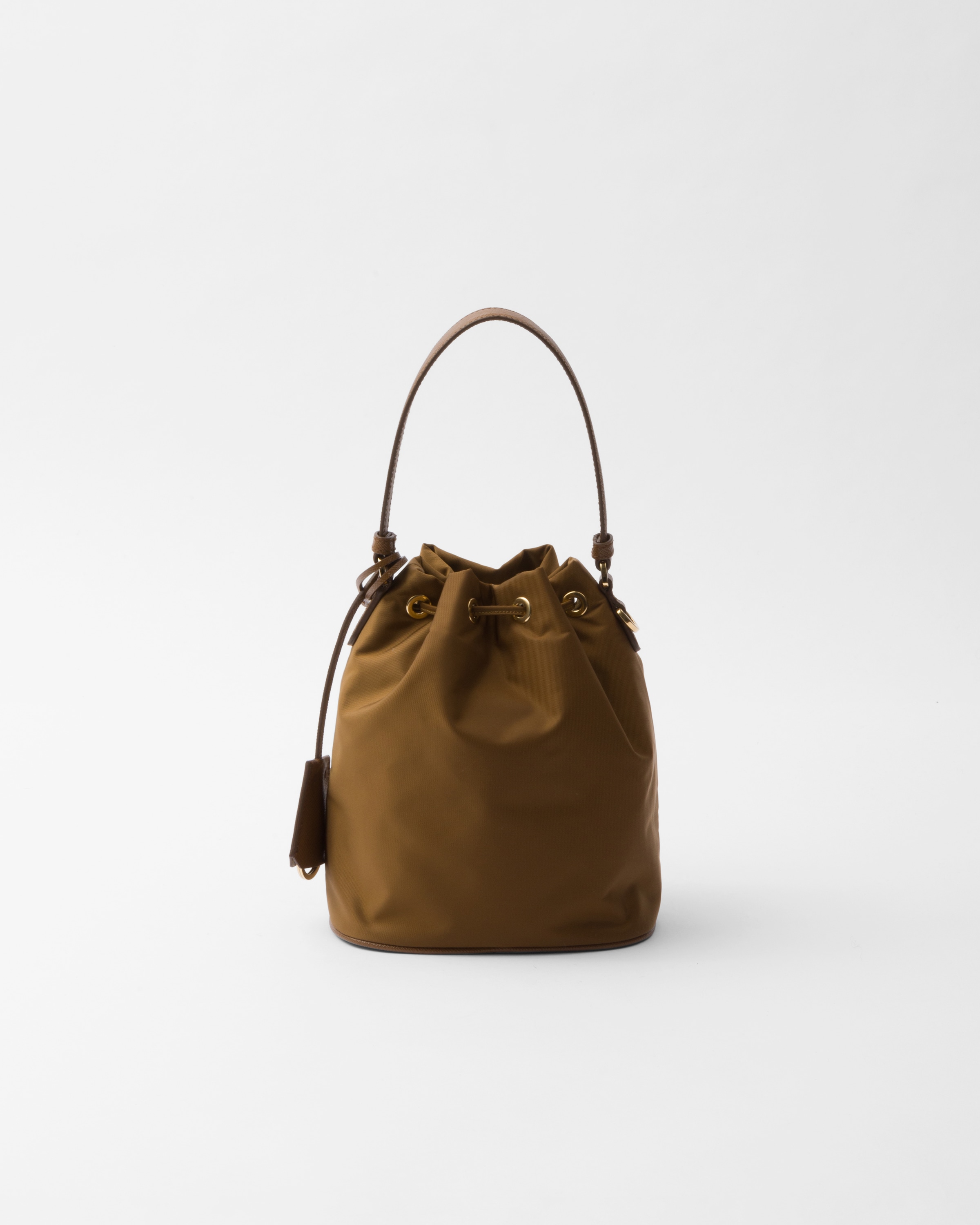 Shop Prada Re-edition 1978 Mini Bag Aus Re-nylon In Cork Beige