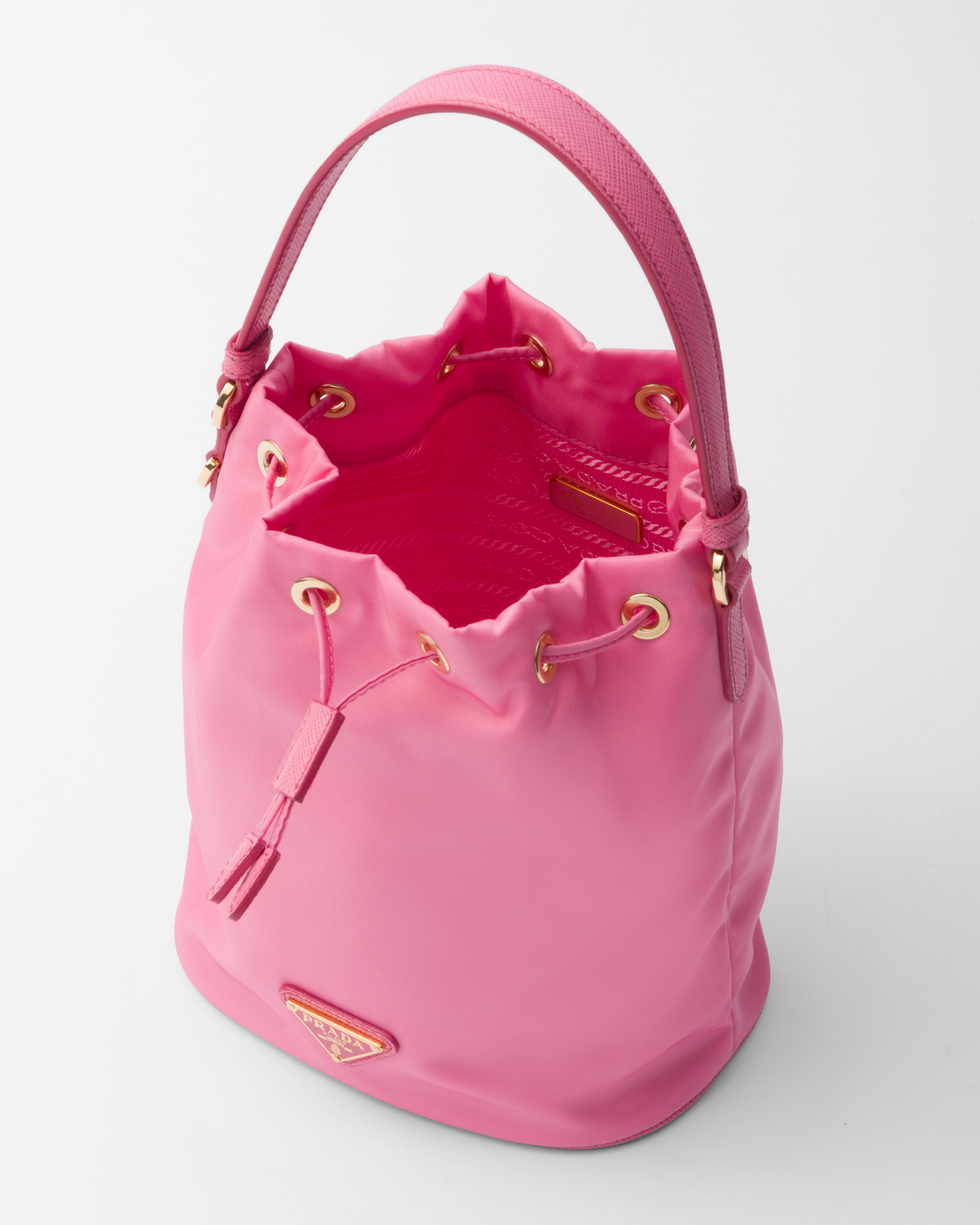 Shop Prada Re-edition 1978 Re-nylon Mini-bag In Begonia Pink