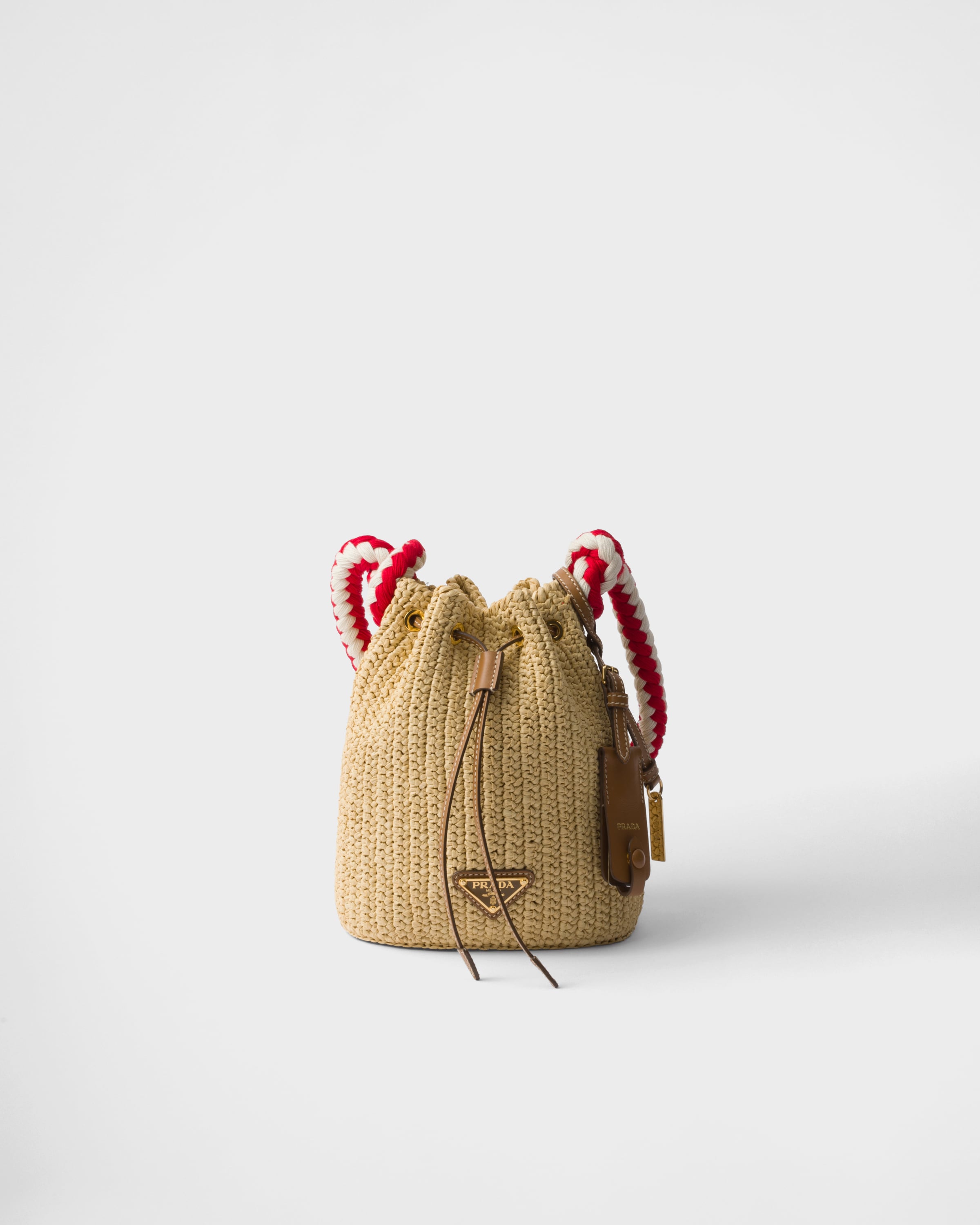 Prada Crochet Mini Bucket Bag
