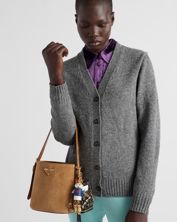 Mini suede bucket bag - Cinnamon Mini suede bucket bag - Cinnamon