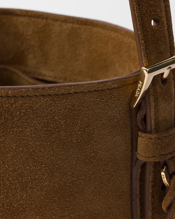 Mini suede bucket bag - Cinnamon Mini suede bucket bag - Cinnamon