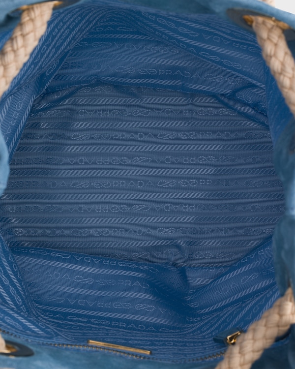 プラダ マリナー スモール スエード バケットバッグ プラダ マリナー スモール スエード バケットバッグ