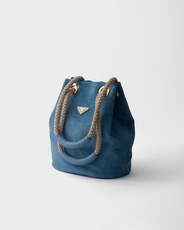 プラダ マリナー スモール スエード バケットバッグ プラダ マリナー スモール スエード バケットバッグ