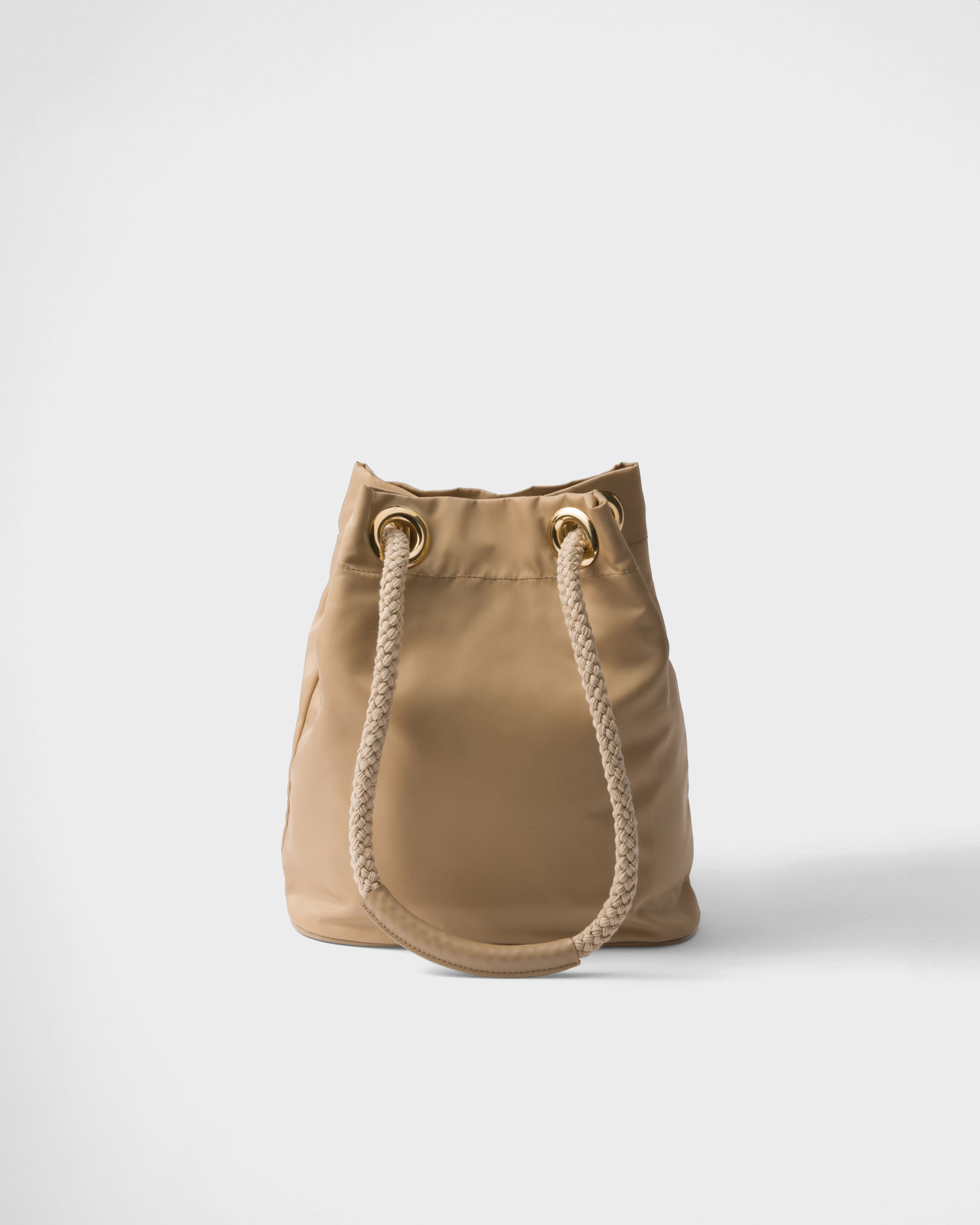 ベージュ プラダ マリナースモール Re-Nylon バケットバッグ | PRADA
