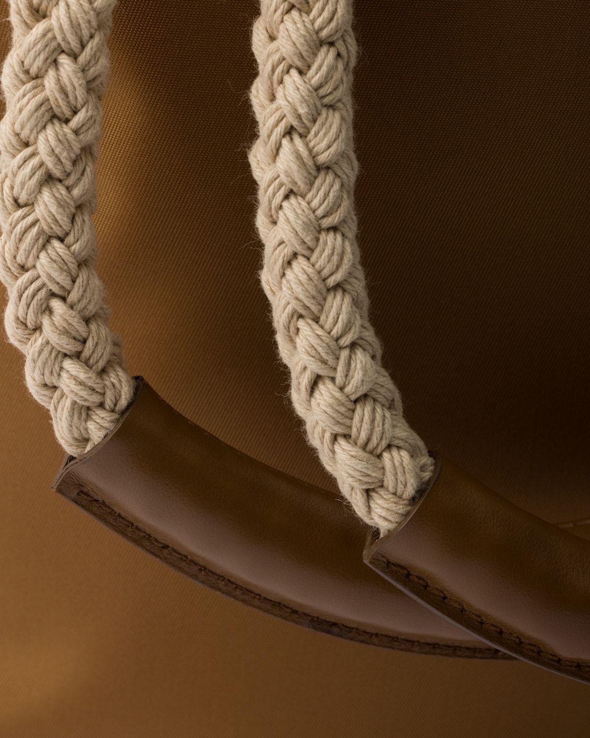 Mariner Small Re-Nylon Bucket Bag - Brandy