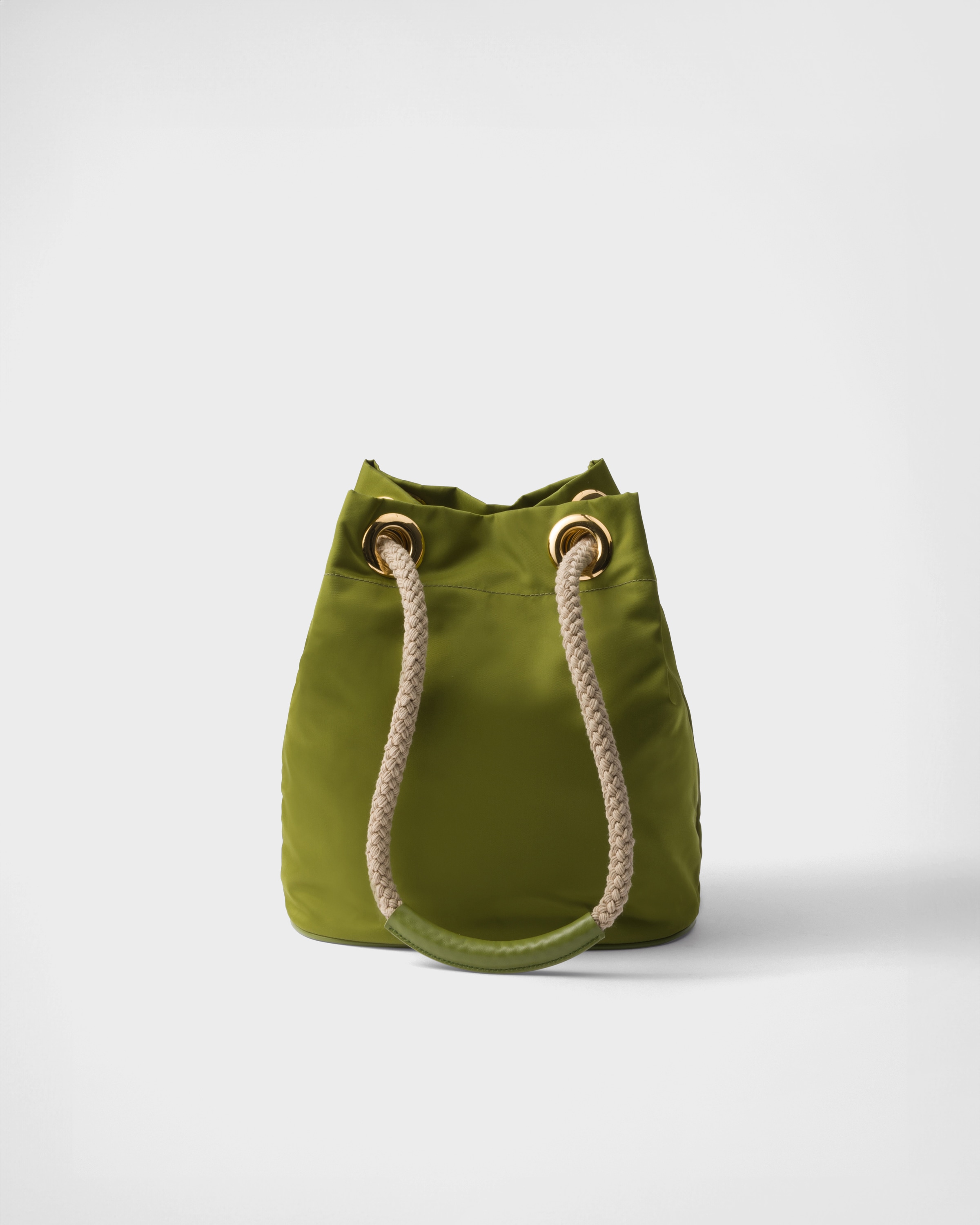 【送料&関税込】Prada Pastel Green Re-nylon Bucket Bag Ivy Green Prada Mariner Re-nylon Small Bucket Bag | PRADA