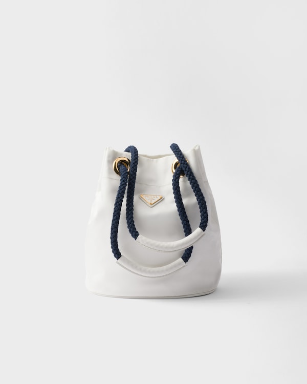 ホワイト Re-Nylon バケットハット | PRADA