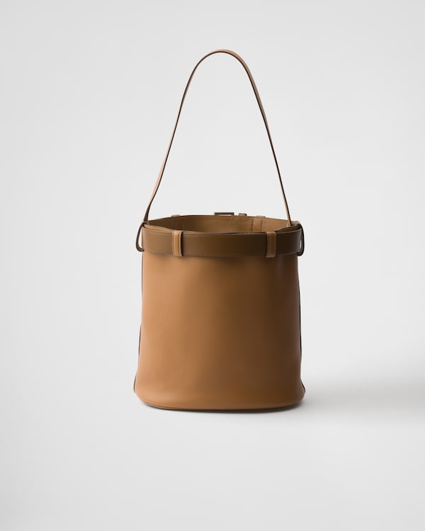 Prada Buckle leather bucket bag with belt Prada Buckle leather bucket bag with belt