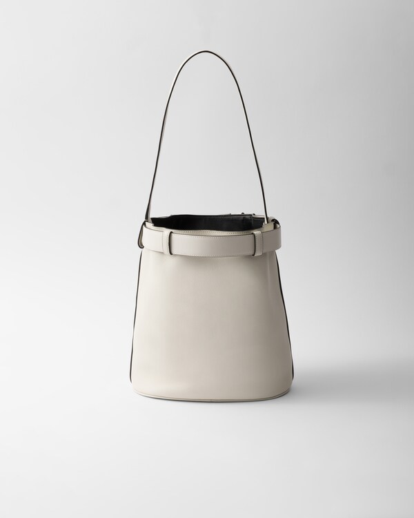 Prada Buckle leather bucket bag with belt Prada Buckle leather bucket bag with belt