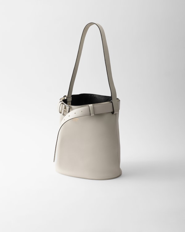 Prada Buckle leather bucket bag with belt Prada Buckle leather bucket bag with belt