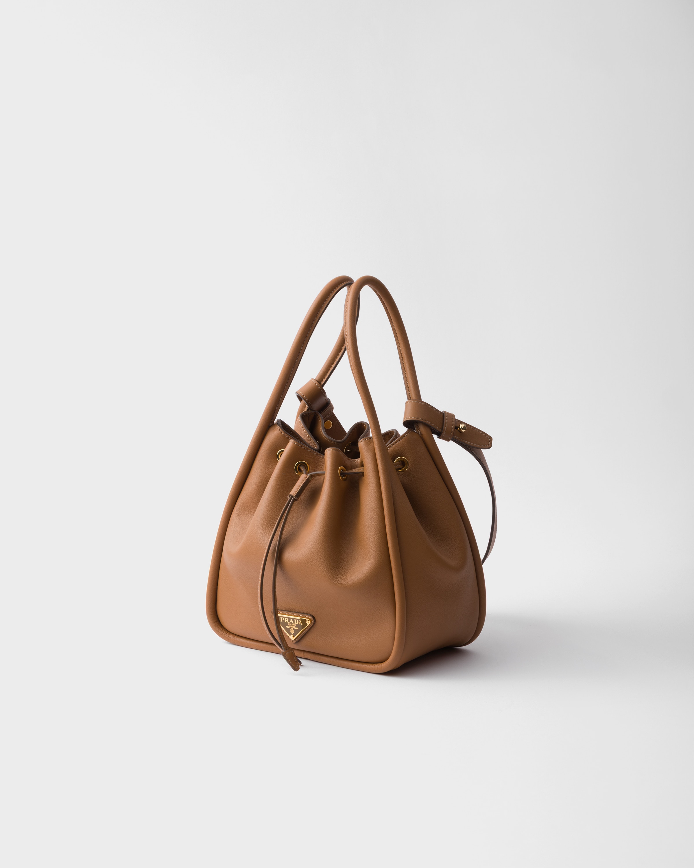 Prada Darling Leather Mini Bucket Bag