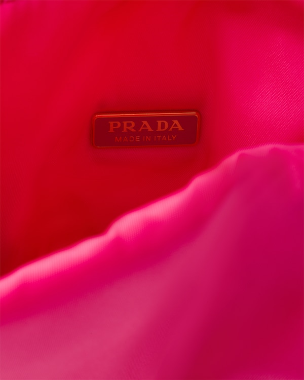 Petit sac seau en Re-Nylon Noir et cuir nappa Petit sac seau en Re-Nylon Noir et cuir nappa