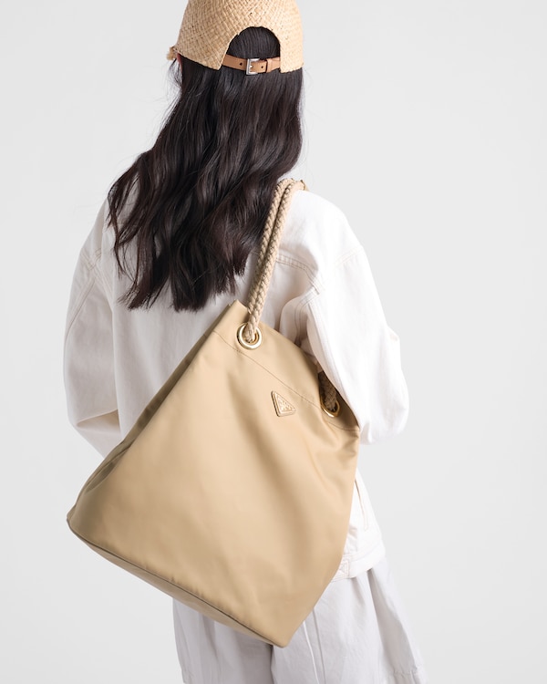 Prada Mariner large Re-Nylon bucket bag - Camel Brown Prada Mariner large Re-Nylon bucket bag - Camel Brown