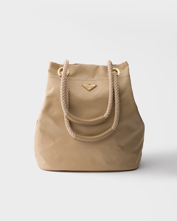 Prada Mariner large Re-Nylon bucket bag - Camel Brown Prada Mariner large Re-Nylon bucket bag - Camel Brown