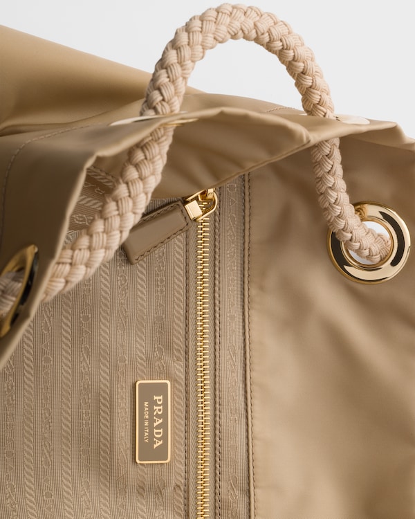 Prada Mariner large Re-Nylon bucket bag - Camel Brown Prada Mariner large Re-Nylon bucket bag - Camel Brown