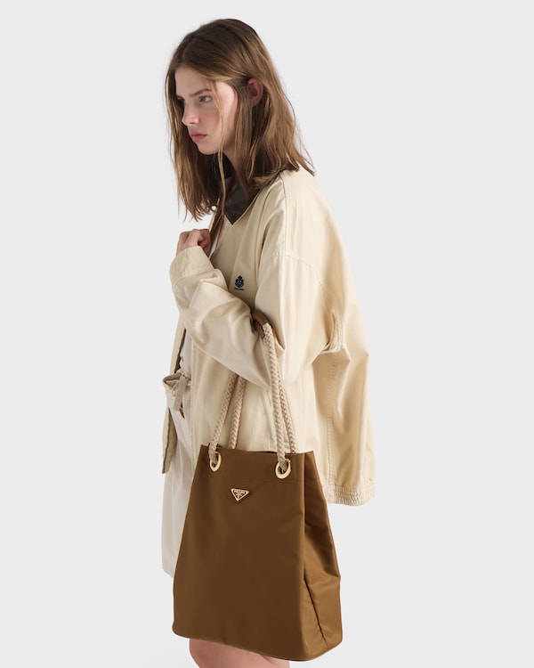 Prada Mariner large Re-Nylon bucket bag - Brandy Prada Mariner large Re-Nylon bucket bag - Brandy