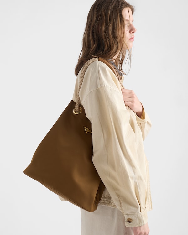 Prada Mariner large Re-Nylon bucket bag - Brandy Prada Mariner large Re-Nylon bucket bag - Brandy