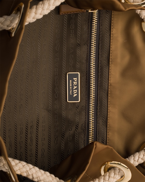 Prada Mariner large Re-Nylon bucket bag - Brandy Prada Mariner large Re-Nylon bucket bag - Brandy