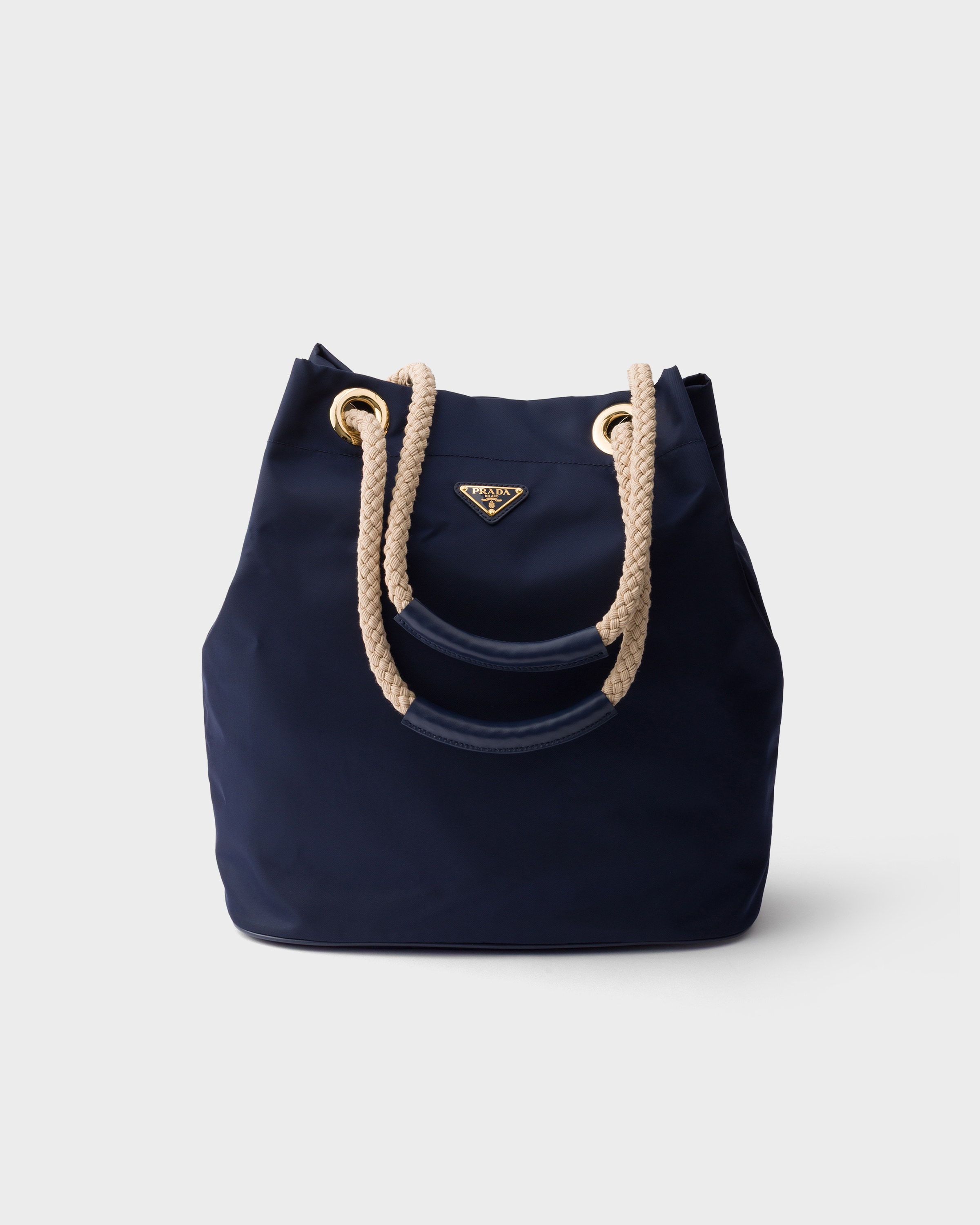 Baltic Blue Prada Mariner Large Re-nylon Bucket Bag | PRADA