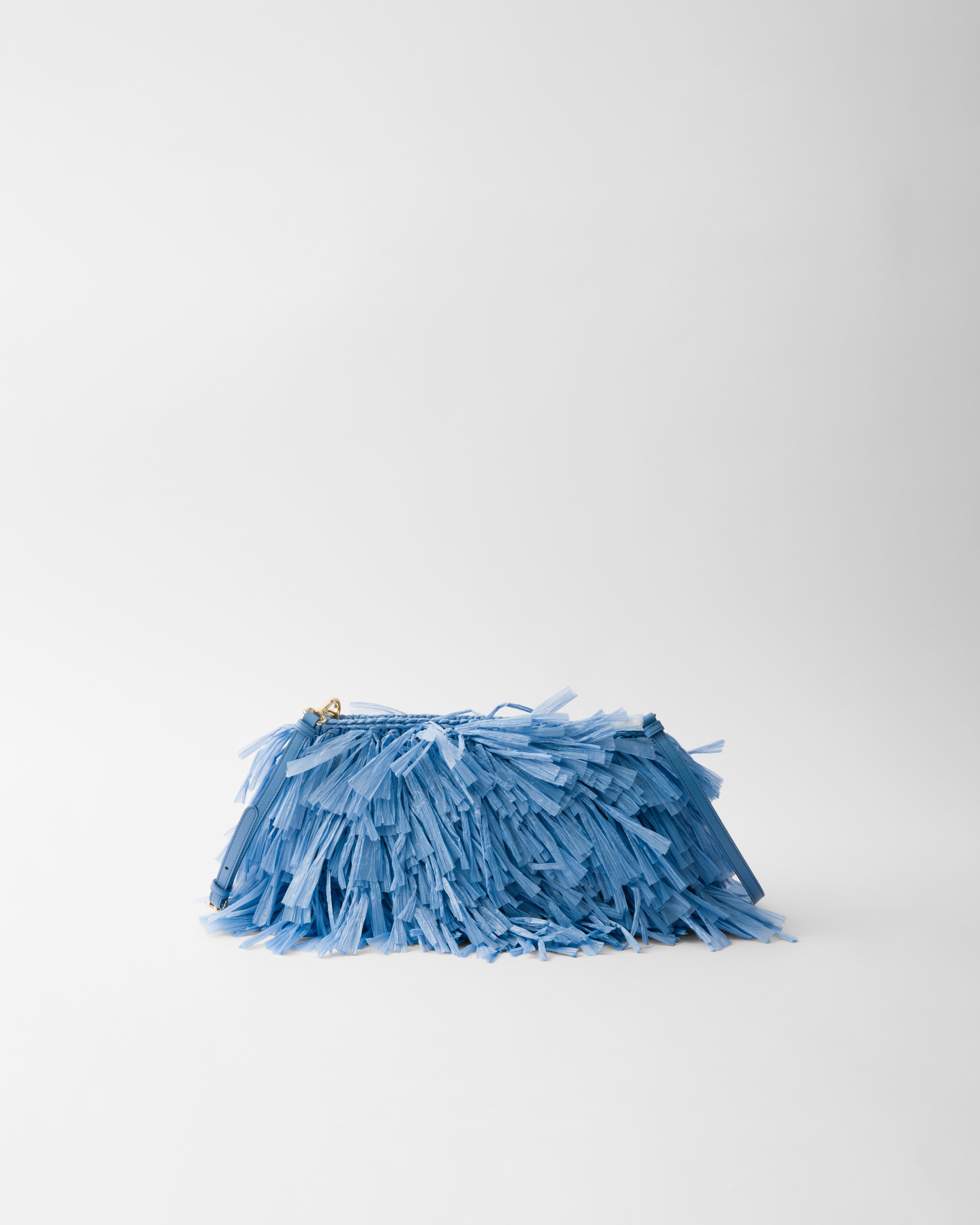 Prada Medium Fringed Crochet Clutch