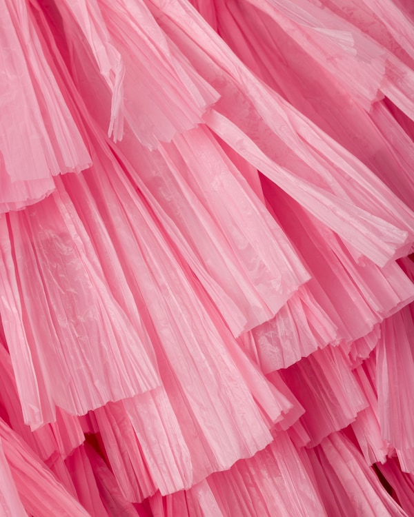 Medium fringed crochet clutch - Petal Pink Medium fringed crochet clutch - Petal Pink