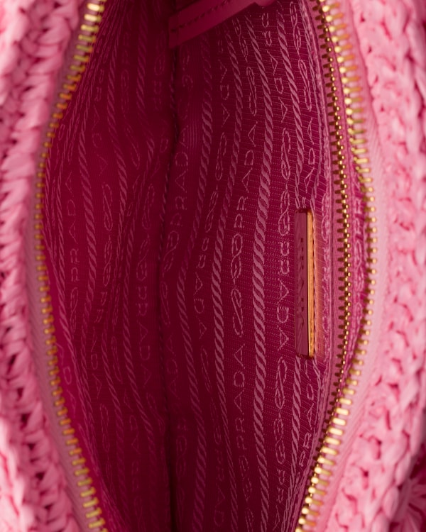 Medium fringed crochet clutch - Petal Pink Medium fringed crochet clutch - Petal Pink