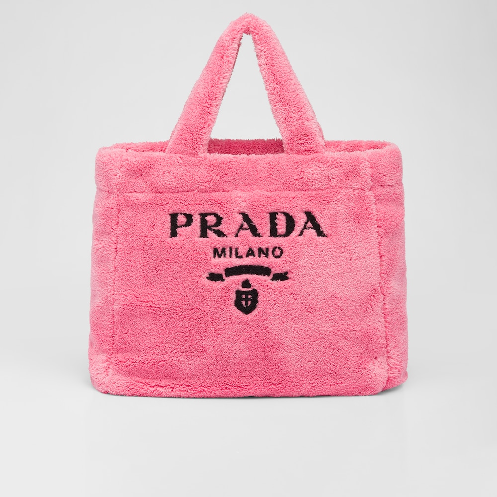 Prada حقيبة تسوق من قماش تيري 1