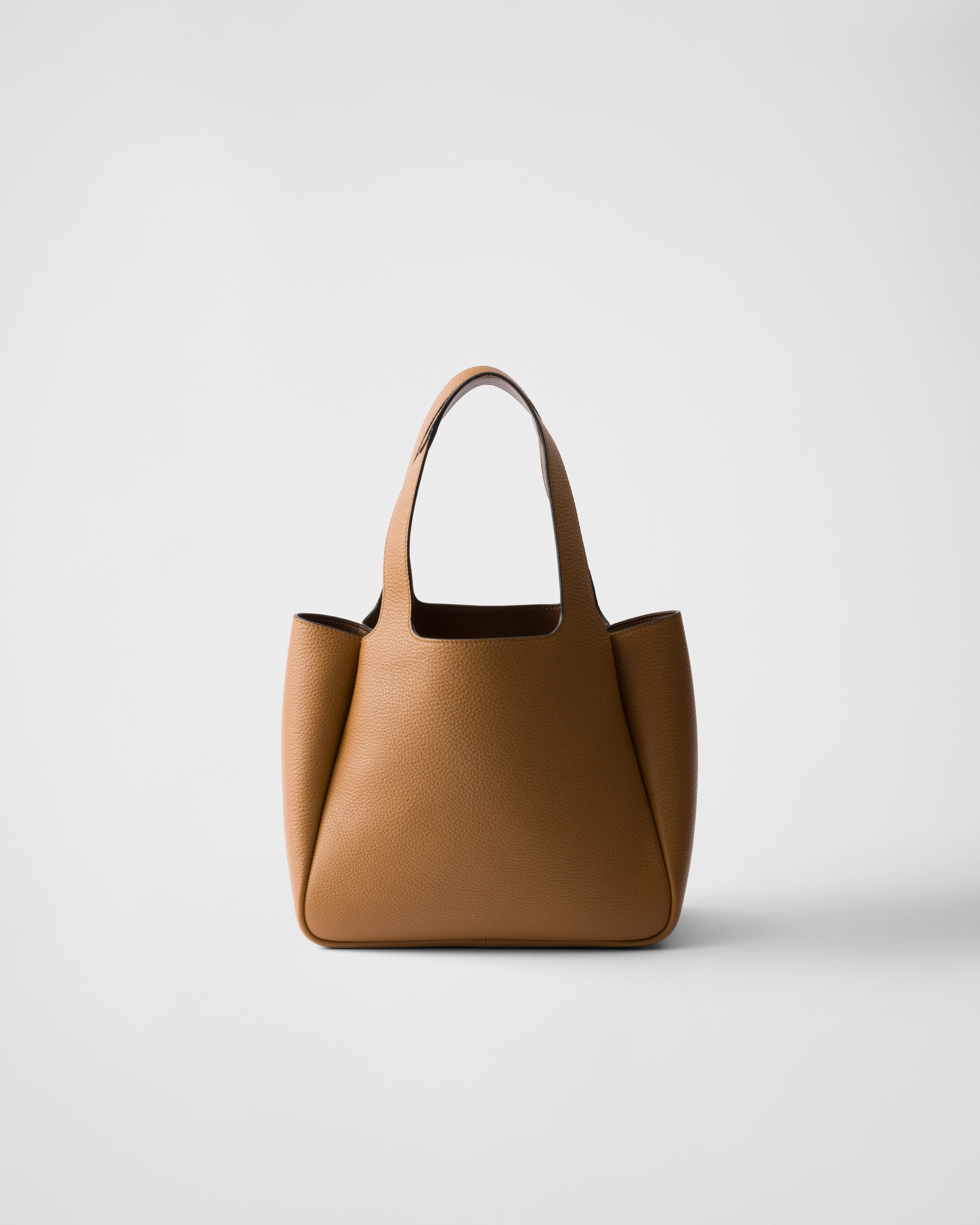 キャメル スモール レザー トートバッグ | PRADA