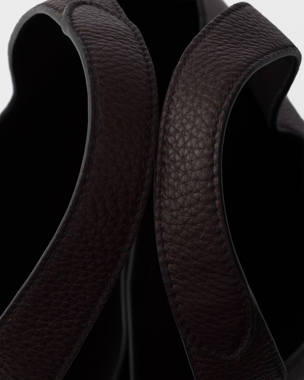 Prada Liaison small leather tote bag - Dark Brown Prada Liaison small leather tote bag - Dark Brown